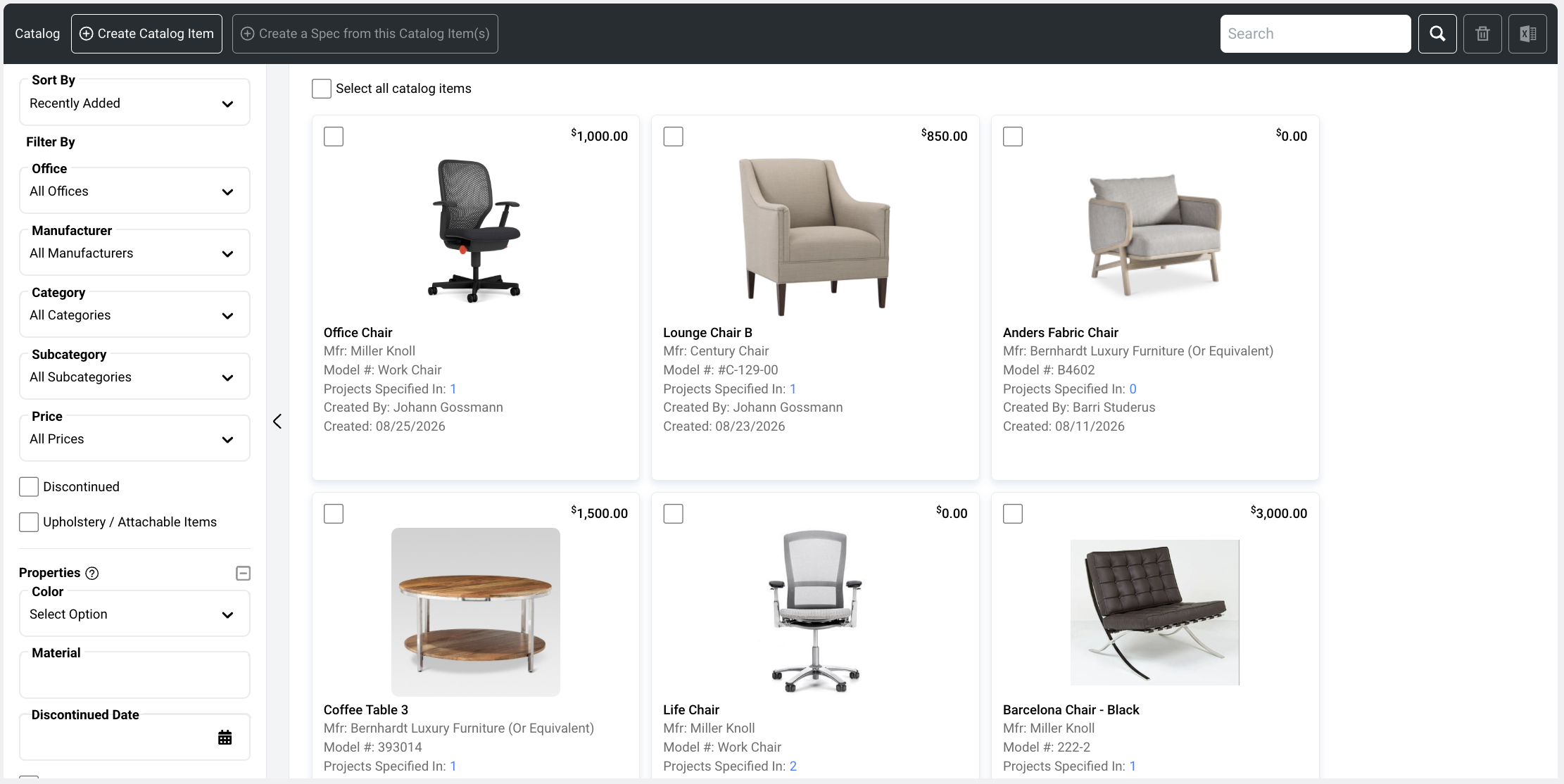Catalog