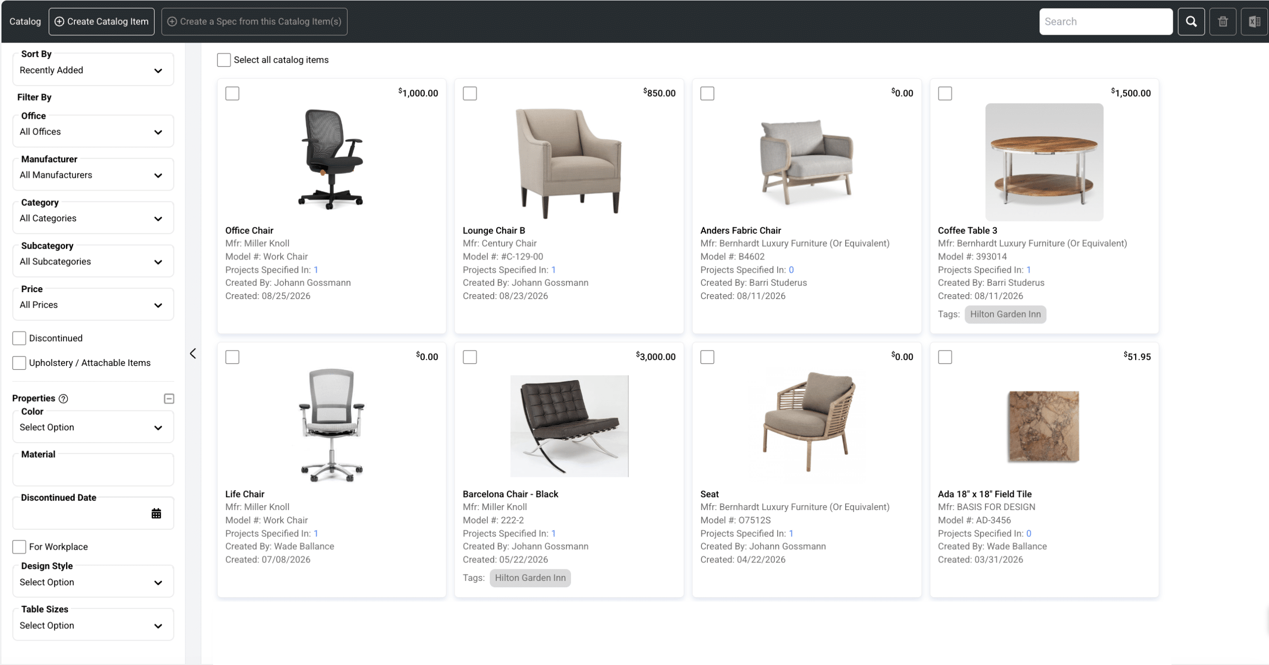 Catalog