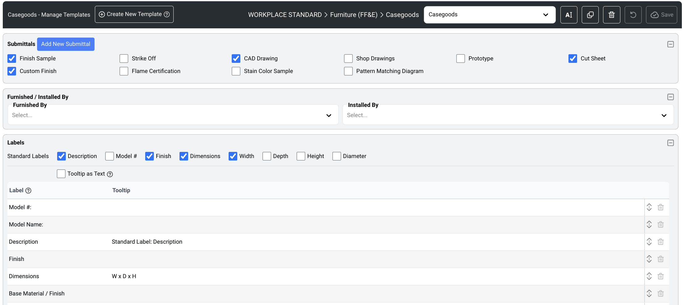 Data Templates