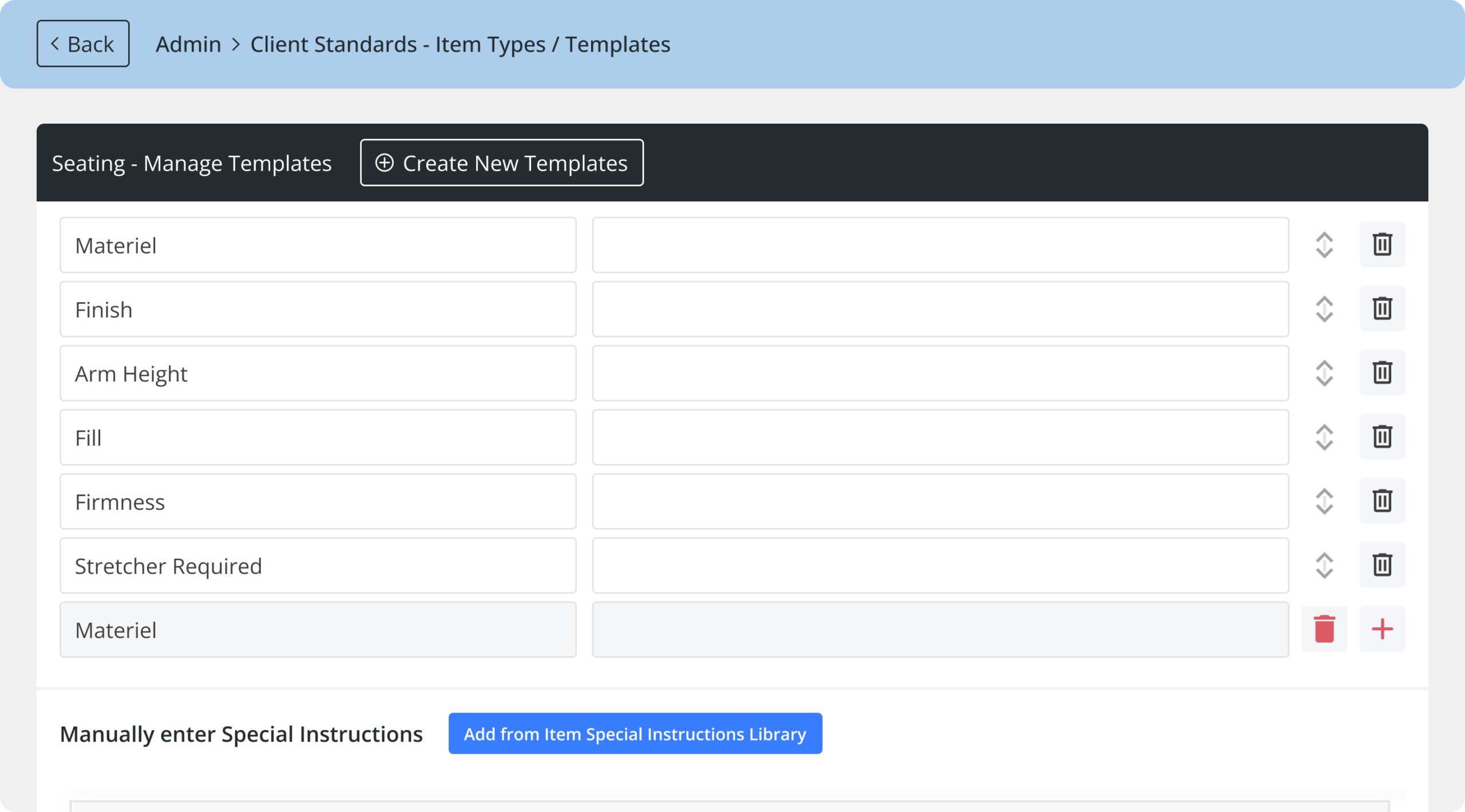 Data Templates